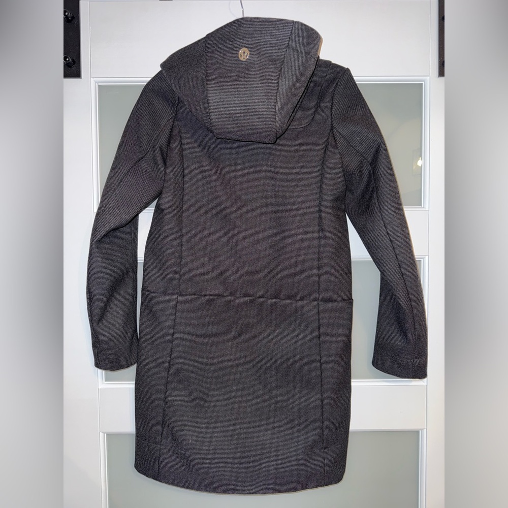 lululemon athletica Black Hooded Coat